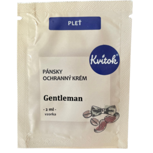 Kvitok Pleťový krém pro muže Gentleman - vzorek (2 ml) - zmírňuje podráždění pleti