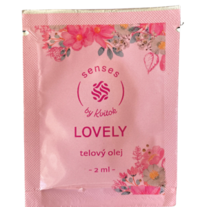 Kvitok Senses Vyživující tělový olej Lovely - vzorek (2 ml) - s vůní růže, vanilky a citrusů