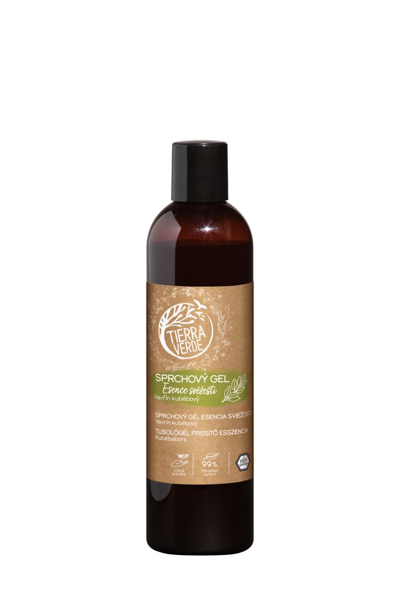 Tierra Verde Sprchový gel Esence svěžesti - Vavřín kubébový - 300 ml