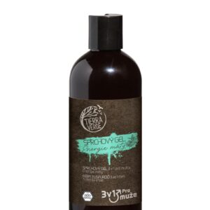 Tierra Verde Pánský sprchový gel na tělo, obličej a vlasy 3v1 - Energie máty - 500 ml (nová lahvička) - nahradí až tři produkty