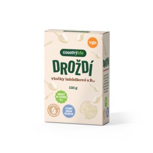 Country Life Droždí lahůdkové s vitaminem B12 (125 g) - veganské umami ochucovadlo