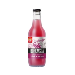 Bohemsca Limonáda Craft Višeň a arónie (330 ml)