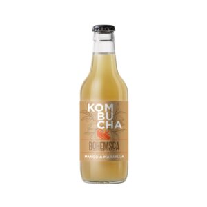 Bohemsca Kombucha Mango a marakuja (330 ml) - fermentovaný nápoj s kapkou exotiky