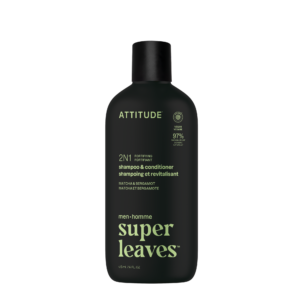 Attitude Pánský posilující šampon a kondicionér 2v1 Super Leaves - Matcha & Bergamot (415 ml)