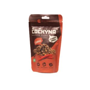 Čočkýna Čočka smažená - chilli BIO (100 g) - křupavá svačinka i lehce pikantní dochucovadlo