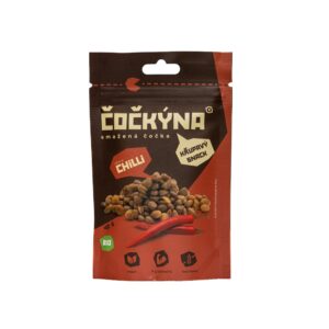 Čočkýna Čočka smažená - chilli BIO (40 g) - křupavá svačinka i lehce pikantní dochucovadlo