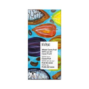 Vivani Čokoláda hořká Whole Cocoa Fruit 100 % BIO (80 g) - slazená kakaovou dužinou