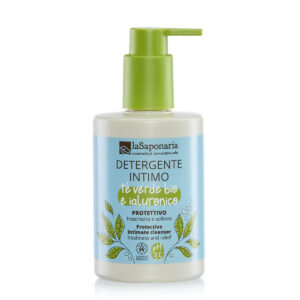 laSaponaria Intimní mycí gel ochranný se zeleným čajem BIO (250 ml) - vhodné po porodu i během menstruace