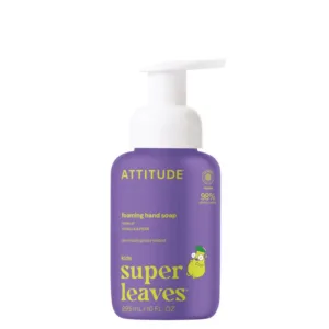Attitude Dětské pěnivé mýdlo na ruce Super Leaves Kids s vůní vanilky a hrušky (295 ml)