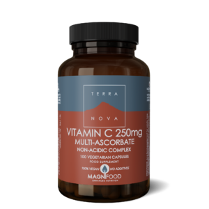 Terranova Health Vitamin C 250 mg Complex - 100 kapslí - ve formě minerálních askorbátů