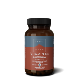 Terranova Health Vitamin D3 2000 iu Complex (50 kapslí) - získaný z lišejníku