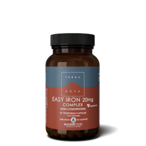 Terranova Health Easy Iron 20 mg Complex (50 kapslí) - dobře se vstřebává