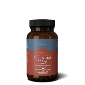 Terranova Health Selenium 200 ug Complex (50 kapslí) - se spirulinou a rakytníkem