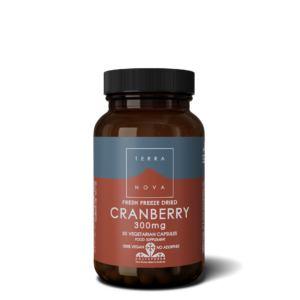 Terranova Health Brusinky sušené mrazem 300 mg BIO (50 kapslí) - s antioxidanty
