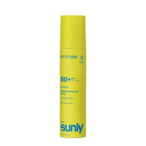 Attitude Dětské opalovací mléko ve spreji SPF 50 - bez vůně (75 ml) - minerální filtr bez nanočástic