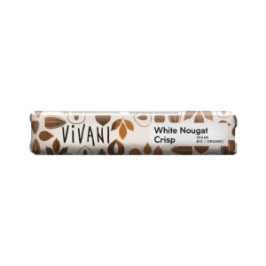 Vivani Čokoládová tyčinka s bílým nugátem s křupinkami BIO (35 g) - delikátní a jemná