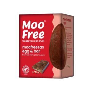 Moo free Vajíčko a tyčinka kakaová s kousky křupavých sušenek (135 g)