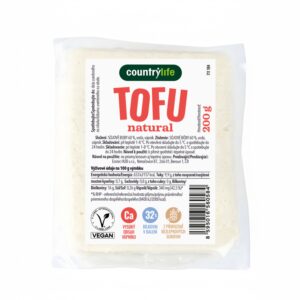 Country Life Tofu natural (200 g) - 32 g bílkovin v jednom balení