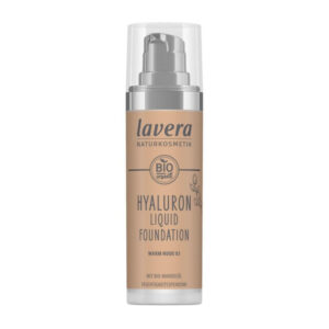 Lavera Lehký tekutý make-up s kyselinou hyaluronovou (30 ml) - 03 Warm Nude - sjednotí pleť a zakryje drobné nedokonalosti