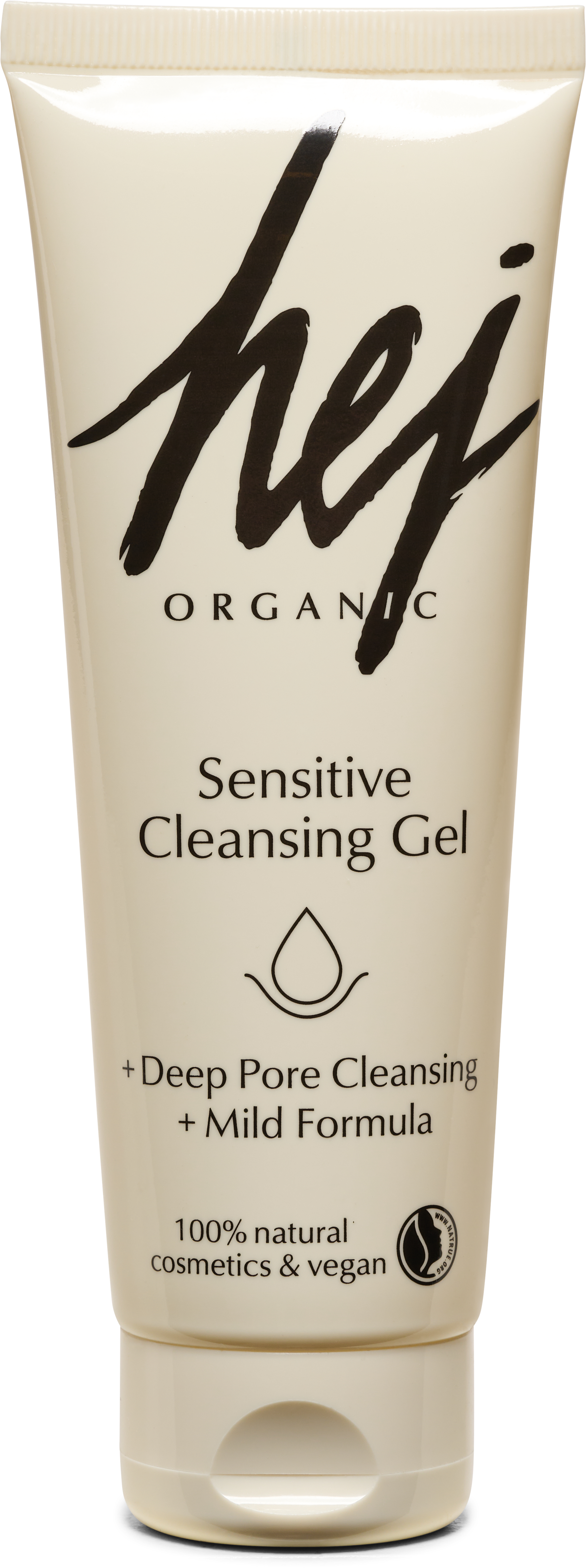 Hej Organic Čisticí pleťový gel pro citlivou pleť (125 ml) - šetrně odstraní make-up i nečistoty