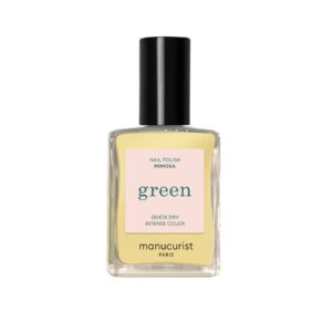 Manucurist Green schnoucí lak na nehty - Mimosa (15 ml) - pastelově žlutá barva