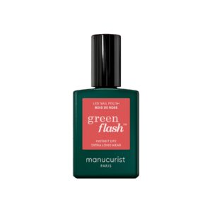 Manucurist Green Flash LED gel lak na nehty - Bois de Rose (15 ml) - dusty pink odstín