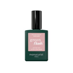 Manucurist Green Flash LED gel lak na nehty - Pink Sand (15 ml) - béžový odstín s oranžovými podtóny