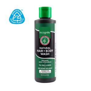 Incognito Ochranný vlasový a tělový šampon s citronelou jávskou (200 ml) - 200 ml - nevoní obtížnému hmyzu a vším
