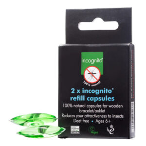 Incognito Náhradní kapsle do náramku a náhrdelníku do přírody (2 ks) - každá kapsle vydrží až 18 dní