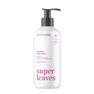 Attitude Tekuté mýdlo na ruce Super Leaves - kokos a lesní plody (473 ml) - šetrně myje a nevysušuje