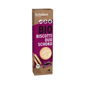 Schnitzer Sušenky s kakaovou náplní bezlepkové BIO (130 g) - mlsání pro vegany i bezlepkáře