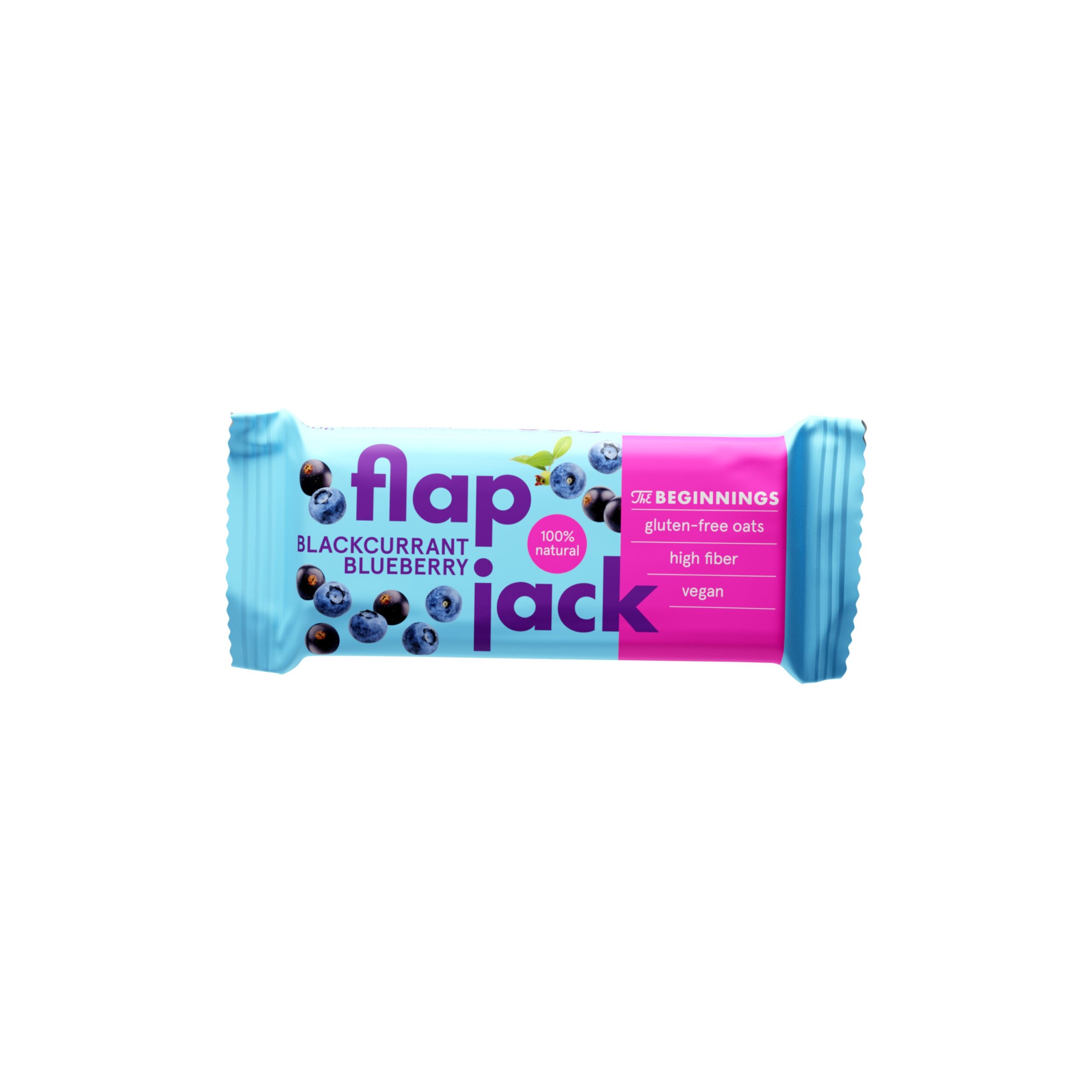 The Beginnings Flapjack ovesný černý rybíz a borůvka bezlepkový (60 g)
