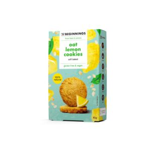 The Beginnings Sušenky ovesné proteinové s citronem (80 g)