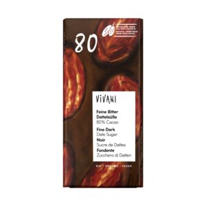 Vivani Čokoláda hořká s datlemi 80% BIO (80 g)