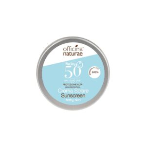 Officina Naturae Opalovací krém pro děti a citlivou pokožku SPF 50 v plechové dóze (75 ml) - bez parfemace