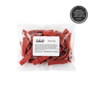 Luskeeto Krekry luštěninové s červenou řepou - vzorek (30 g) - bezlepkový snack plný bílkovin