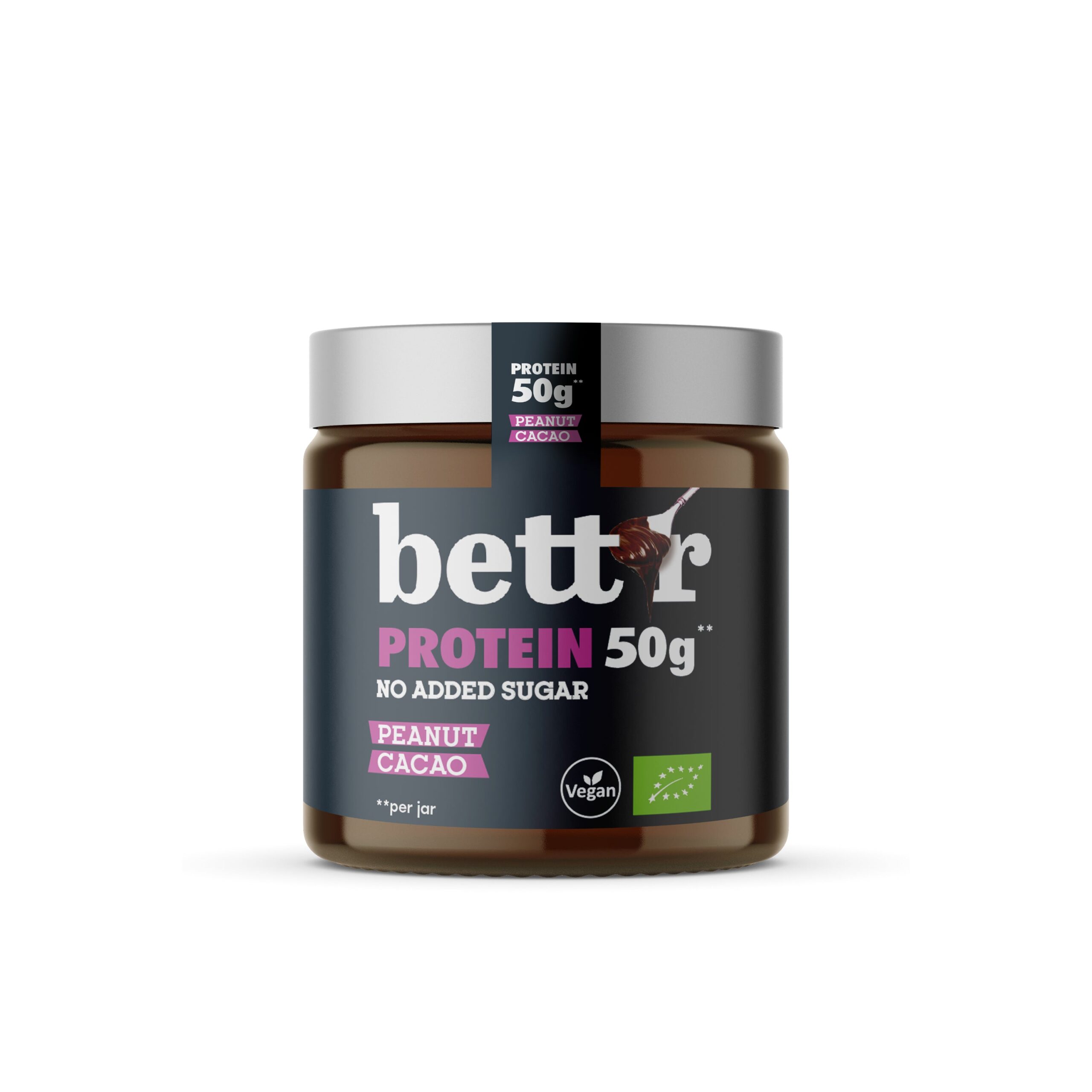Bett´r Pomazánka proteinová arašídy a kakao bez přidaného cukru BIO (250 g)