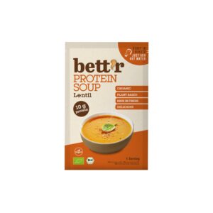 Bett´r Polévka instantní čočková proteinová BIO (30 g) - 10 g bílkovin v 1 porci