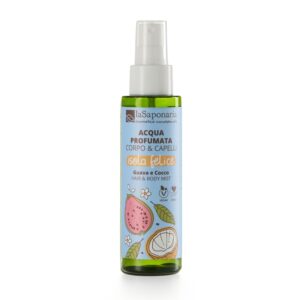 laSaponaria Body & Hair Mist Tělová mlha Happy Island - kokos & kvajáva (100 ml) - na tělo i vlasy