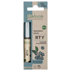 Saloos Hydratační sérum na rty BIO - Borůvka (7 ml) - pro plné a hydratované rty