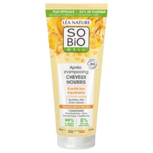 SO’BiO étic Kondicionér vyživující s bambuckým máslem a arganovými ceramidy BIO (200 ml) - ideální pro suché vlasy