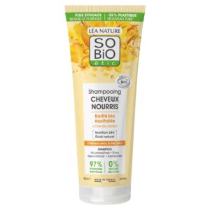 SO’BiO étic Šampon vyživující s bambuckým máslem a arganovými ceramidy BIO (250 ml) - ideální pro suché vlasy