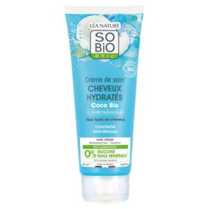 SO’BiO étic Kondicionér bezoplachový hydratační s kokosem a kyselinou hyaluronovou BIO (100 ml) - pro všechny typy vlasů