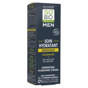 SO’BiO étic Krém hydratační energizující MEN s guaranou BIO (50 ml) - pro všechny typy pleti