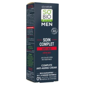 SO’BiO étic Krém anti-aging MEN s extraktem z buku lesního BIO (50 ml) - hydratuje a zpevňuje pleť