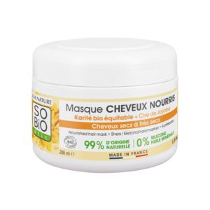 SO’BiO étic Maska vlasová 3v1 vyživující s bambuckým máslem a jojobou BIO (200 ml) - ideální pro suché vlasy