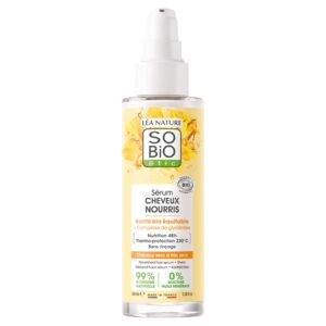 SO’BiO étic Sérum vlasové ochranné pro suché a poškozené vlasy BIO (100 ml) - pro vyživené, hebké a lesklé vlasy