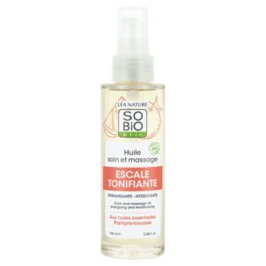 SO’BiO étic Olej tělový masážní s citrusy BIO (100 ml) - pro jemnou, vyživenou a zářivou pokožku