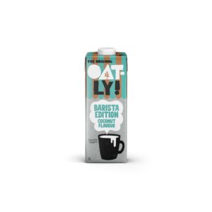 Oatly Nápoj ovesný Barista s kokosovou příchutí (1 l) - vytváří hladkou a hustou pěnu