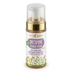 Purity Vision Jemná mycí intimní pěna BIO (90 ml) - s heřmánkem, vilínem a levandulí